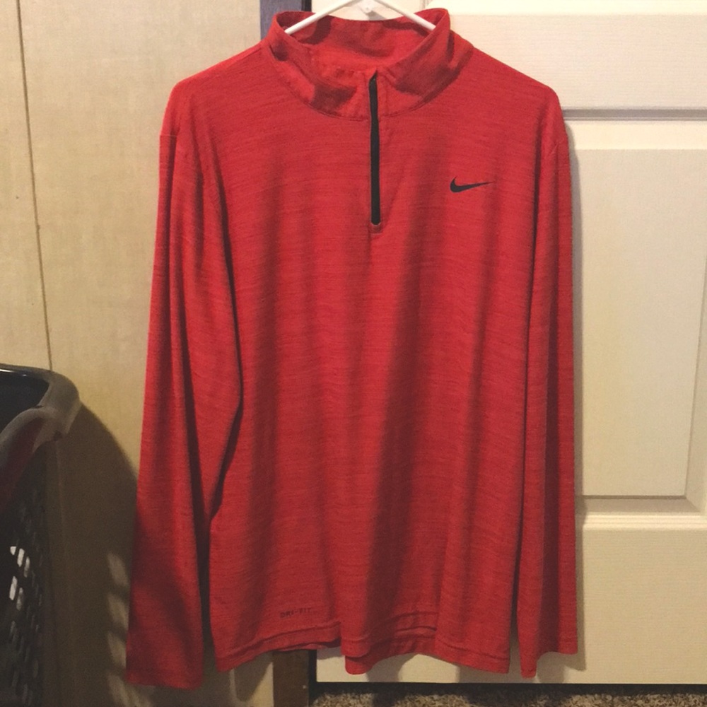 One dri-fit, breathable, long sleeve shirt. One Nike shirt. These are a set.